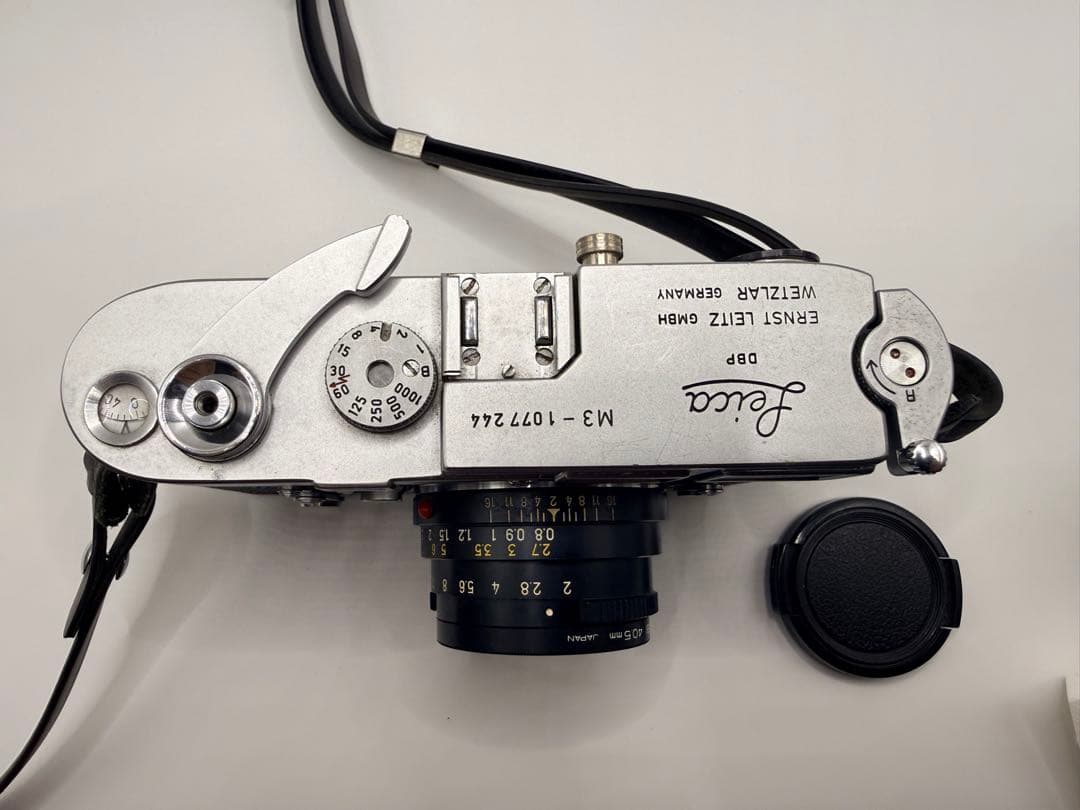 フィルムカメラ Leica M3 + Minolta M-Rokkor 40mm f/2