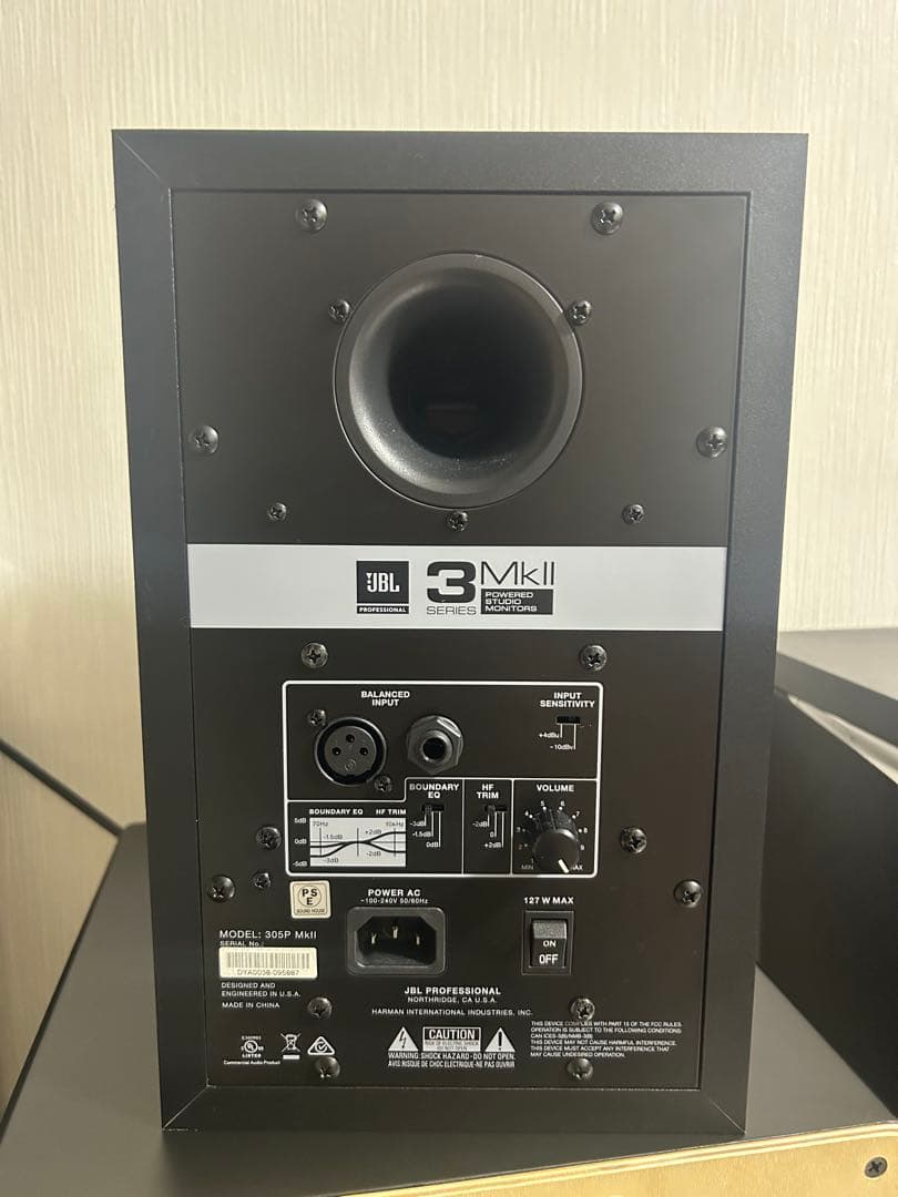 JBL 305P MkII アクティブスピーカー ブラック 【値段交渉可】