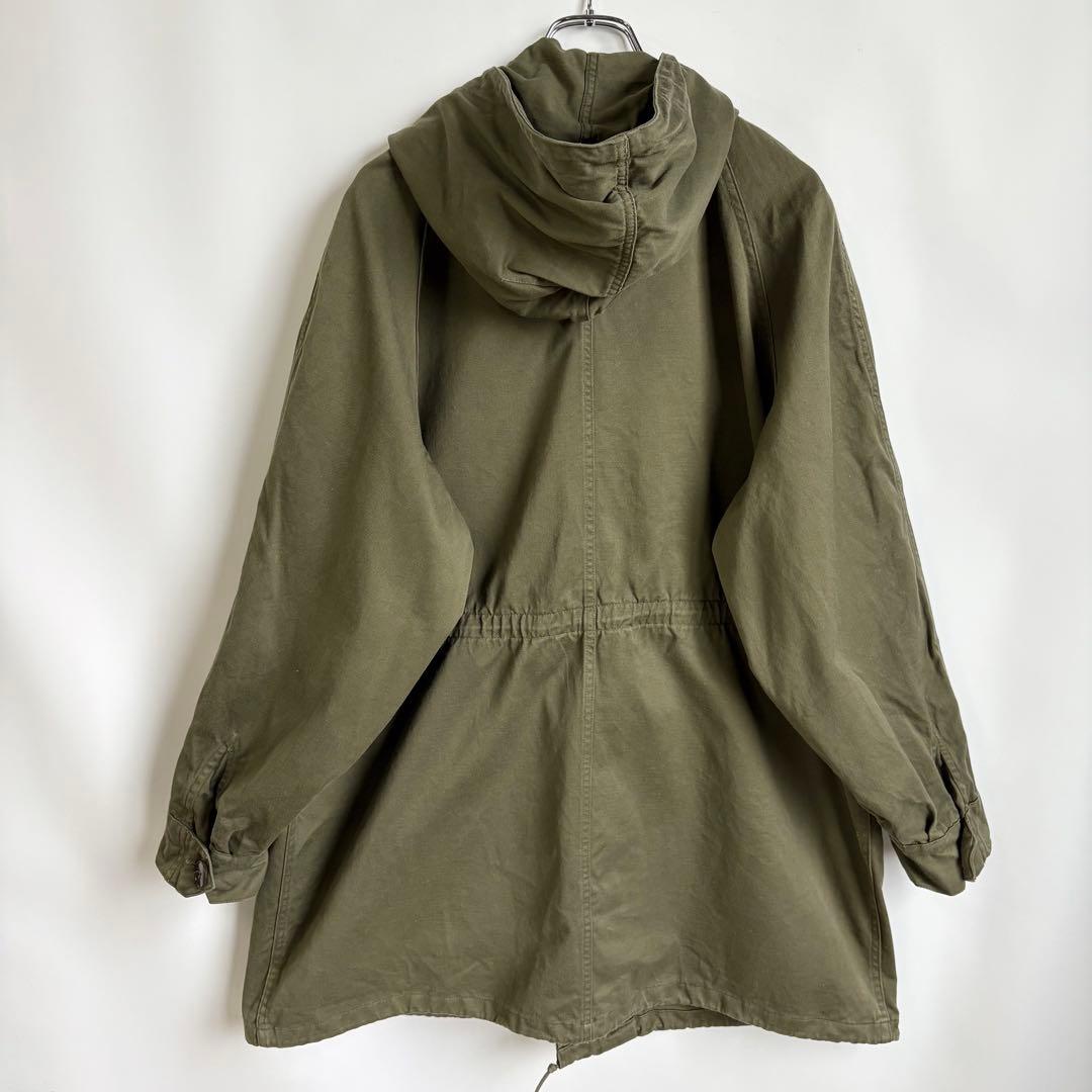 60s フランス軍 M64パーカー モッズコート ライナー付 ミリタリーコート