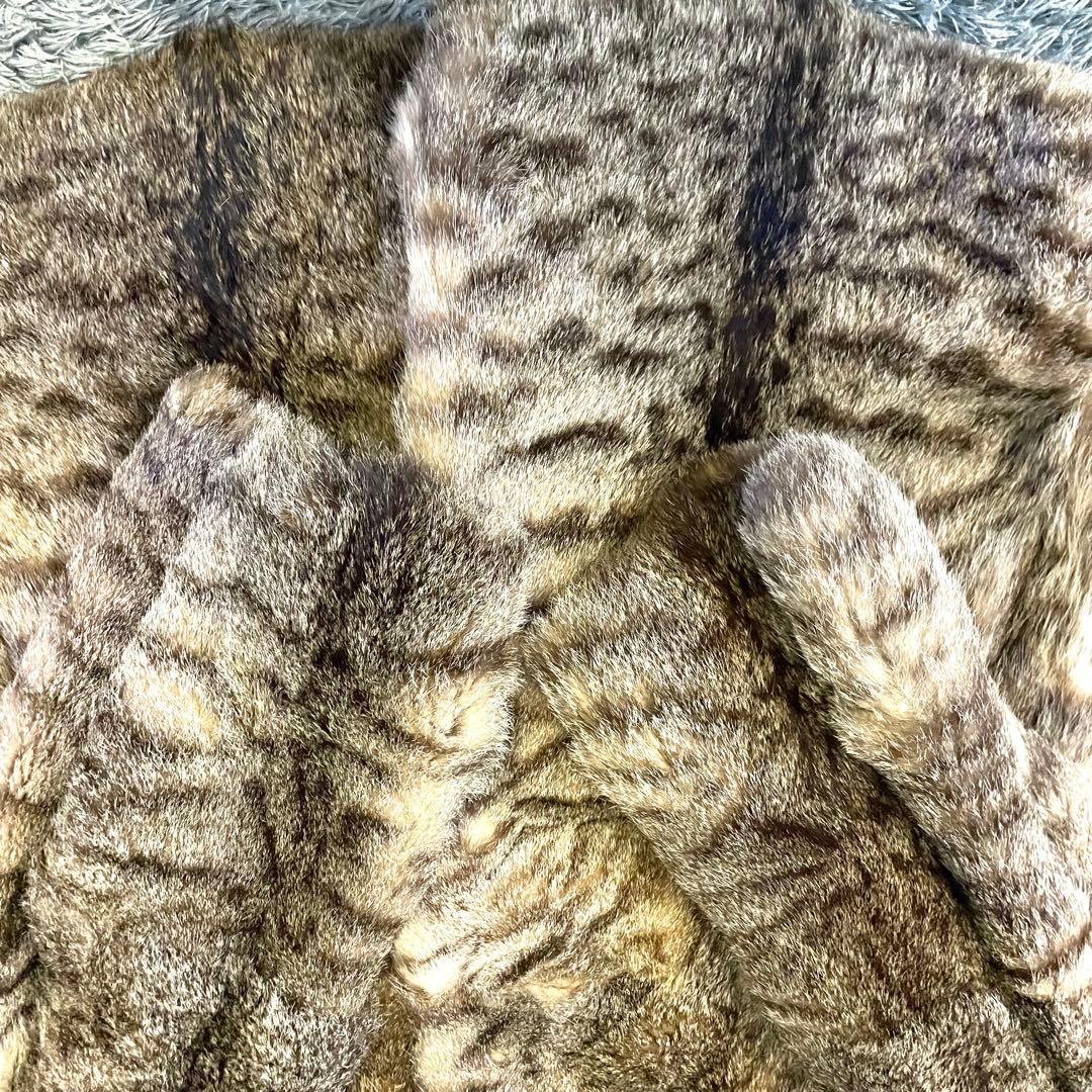 【希少 美品】SAN MARCO FUR マウンテンキャット 毛皮 ファーコート