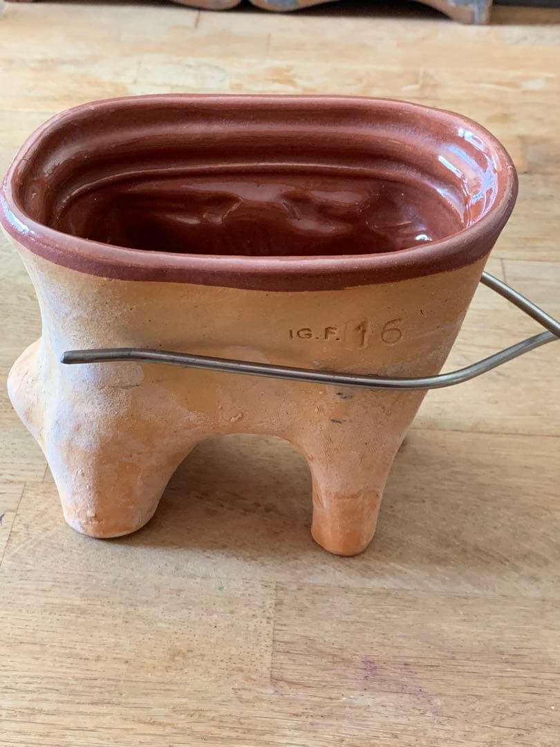 フランス アンティーク アニョーパスカル型 アルザス地方 スフレンハイム焼き