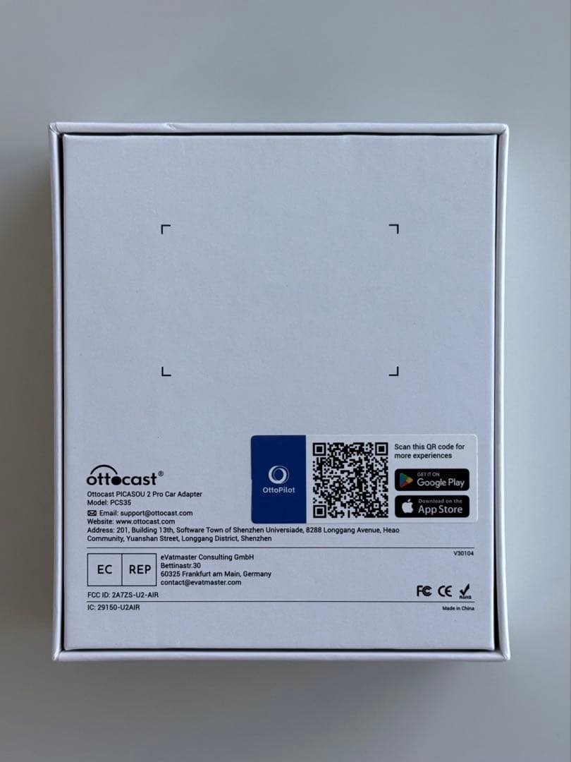 カーオーディオ Ottocast PICASOU 2 Pro Car Adapter PCS35