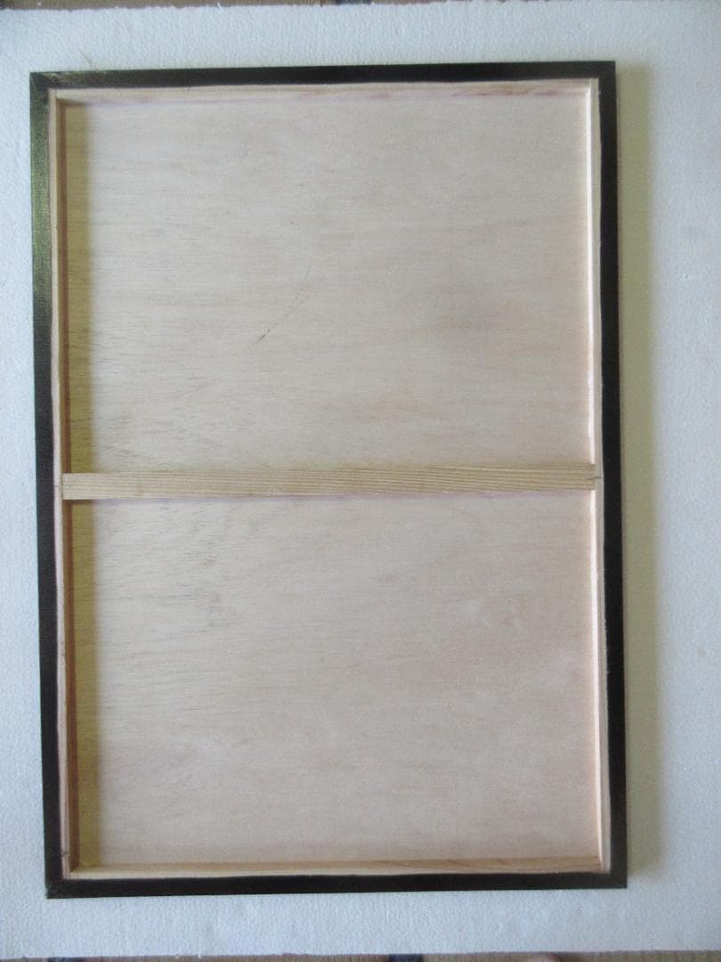 永井博ポスター 木製パネル加工の新品です。