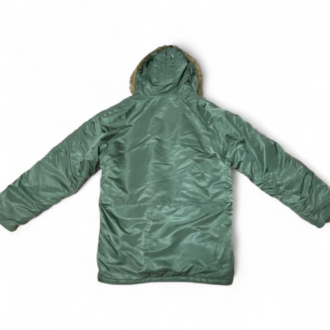 ALPHA INDUSTRIES N-3B フライトジャケットXLセージグリーン