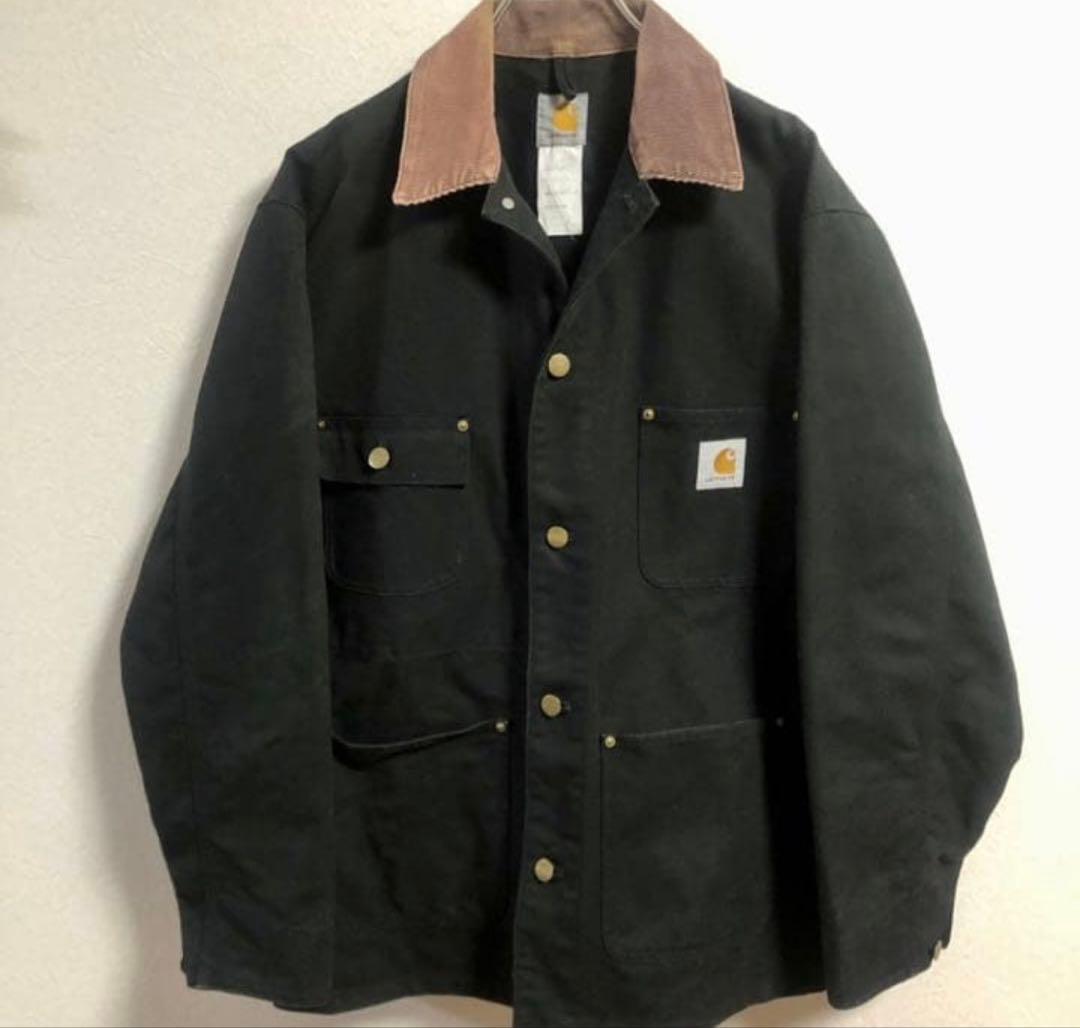 Carhartt ブラック カバーオール Lサイズ