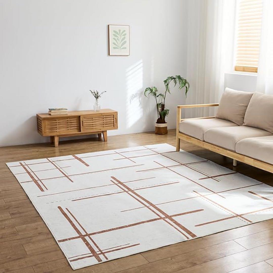 極細カシミヤ カーペット ラグ マット 洗える 200x250cm 約3畳