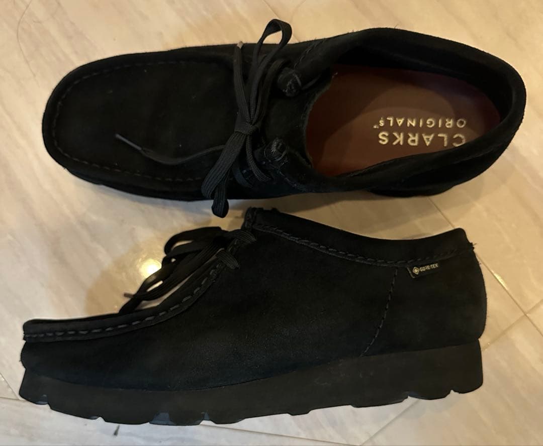 ナナミカ購入 CLARKS Wallabee GORE-TEX UK7.0極美品