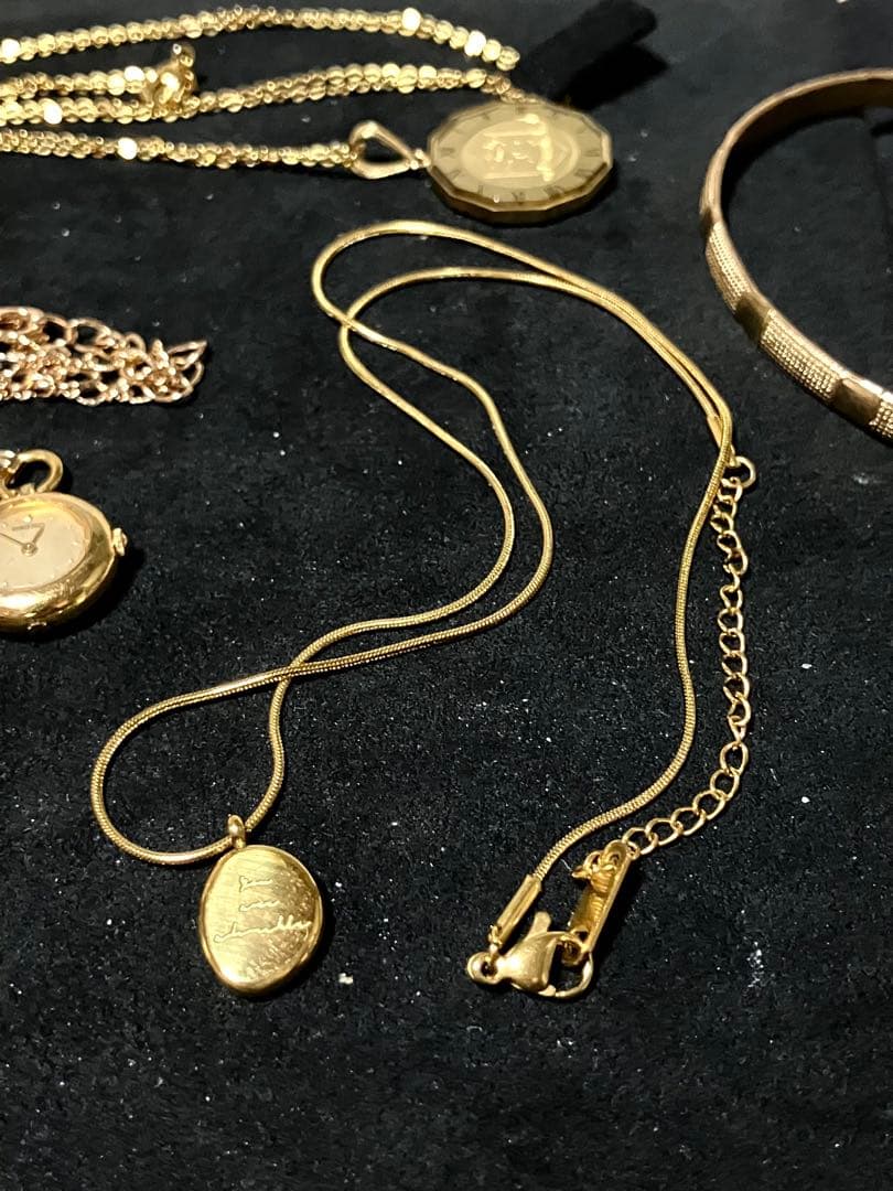 【終了します】ペンダント トップ 純金K24 18k アクセサリーセット