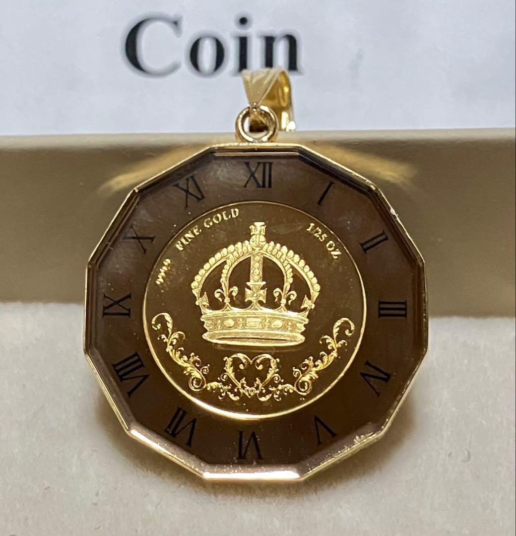 【終了します】ペンダント トップ 純金K24 18k アクセサリーセット