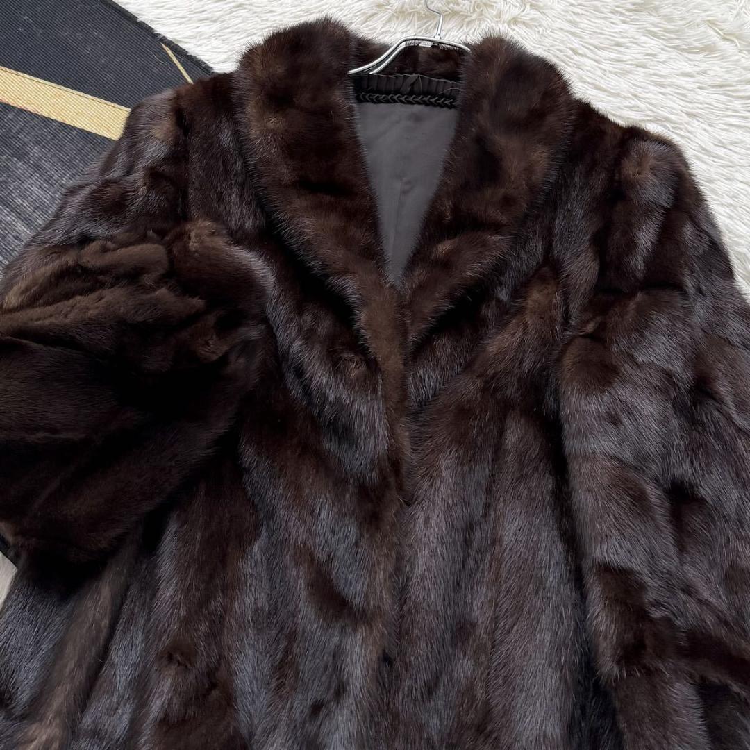 クロップド/ショート デザイン ミンク ファーコート XL 毛皮 リアルファー