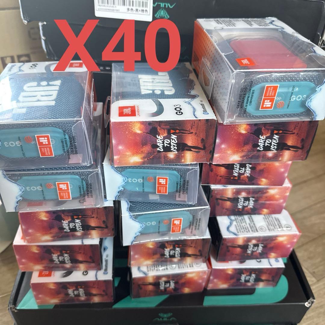 JBL GO3 ワイヤレススピーカー 40箱