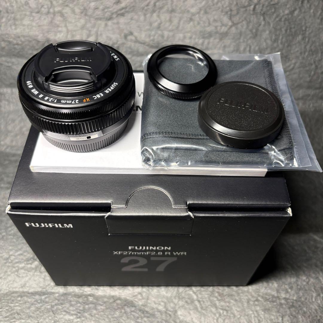 富士フイルムXF27mmF2.8 メーカー保証約2年付き（2027年7月まで）