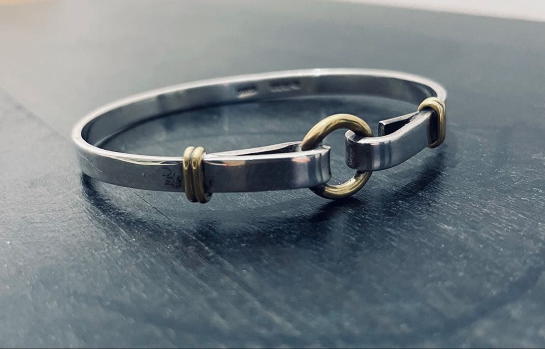 ヴィンテージ シルバーバングル　ブレスレット