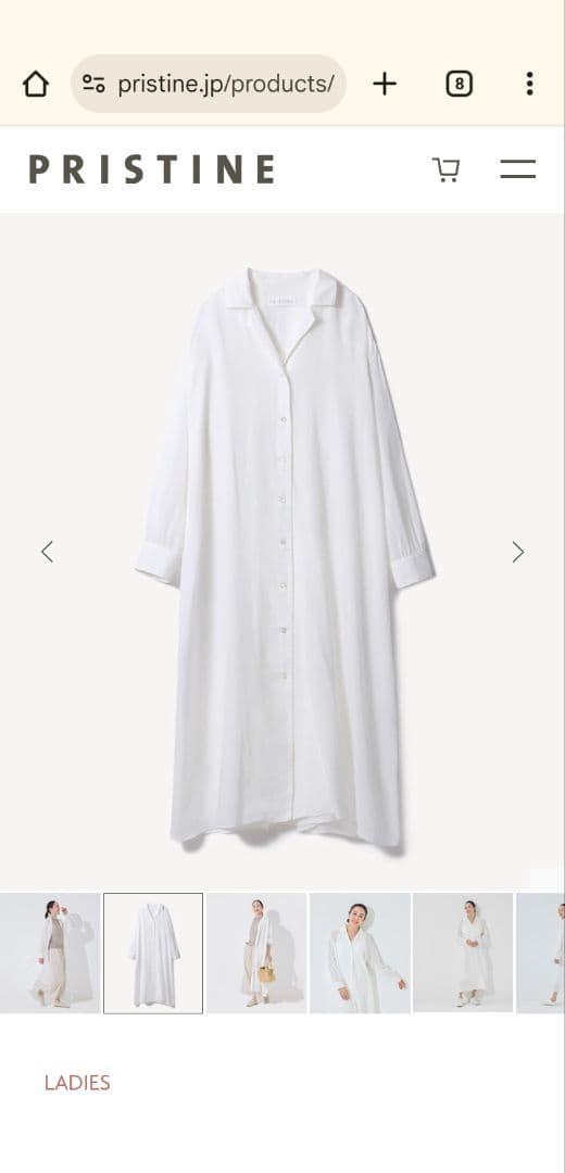 ちりめんジップアップコート　カルゼシャツワンピース