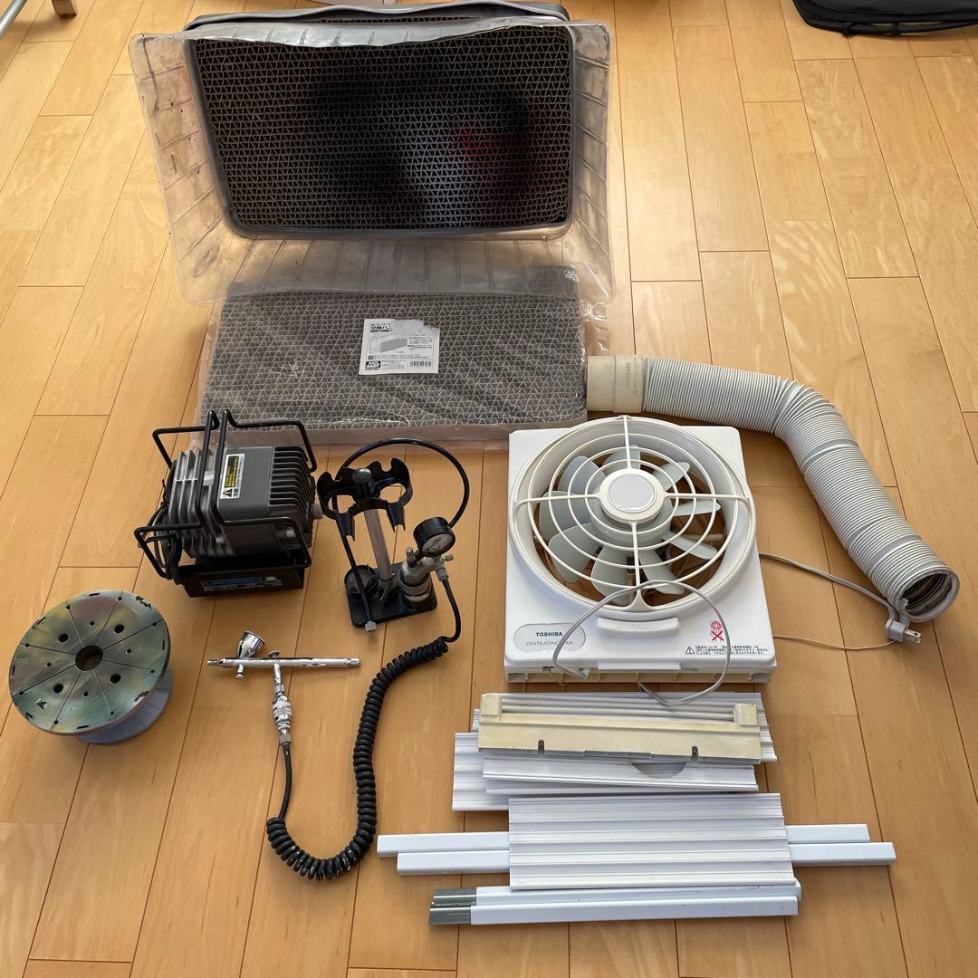 塗装セット Mr. LINEAR COMPRESSOR L7 エアブラシセット