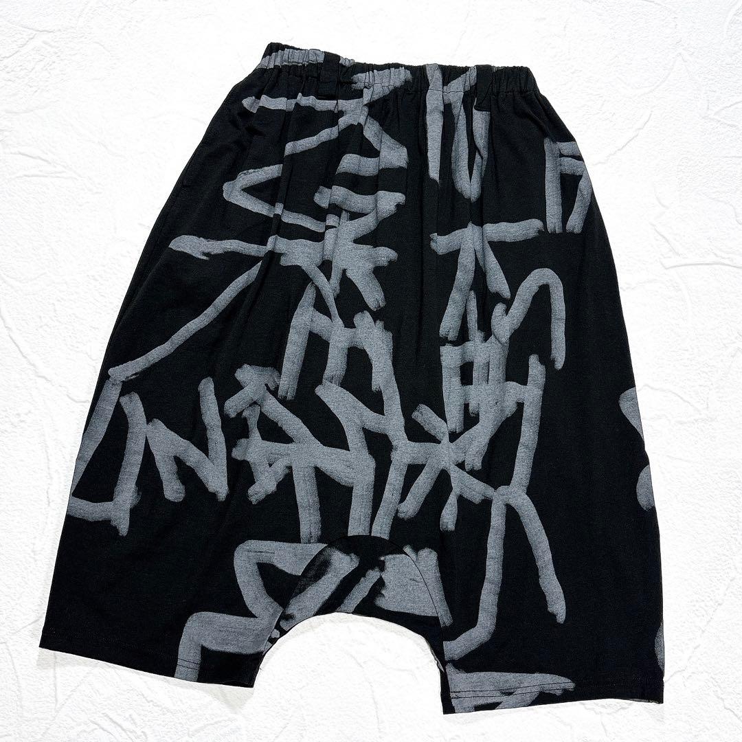 ✨極美品✨萌 モユル サルエルパンツ イージーパンツ アート柄 総柄