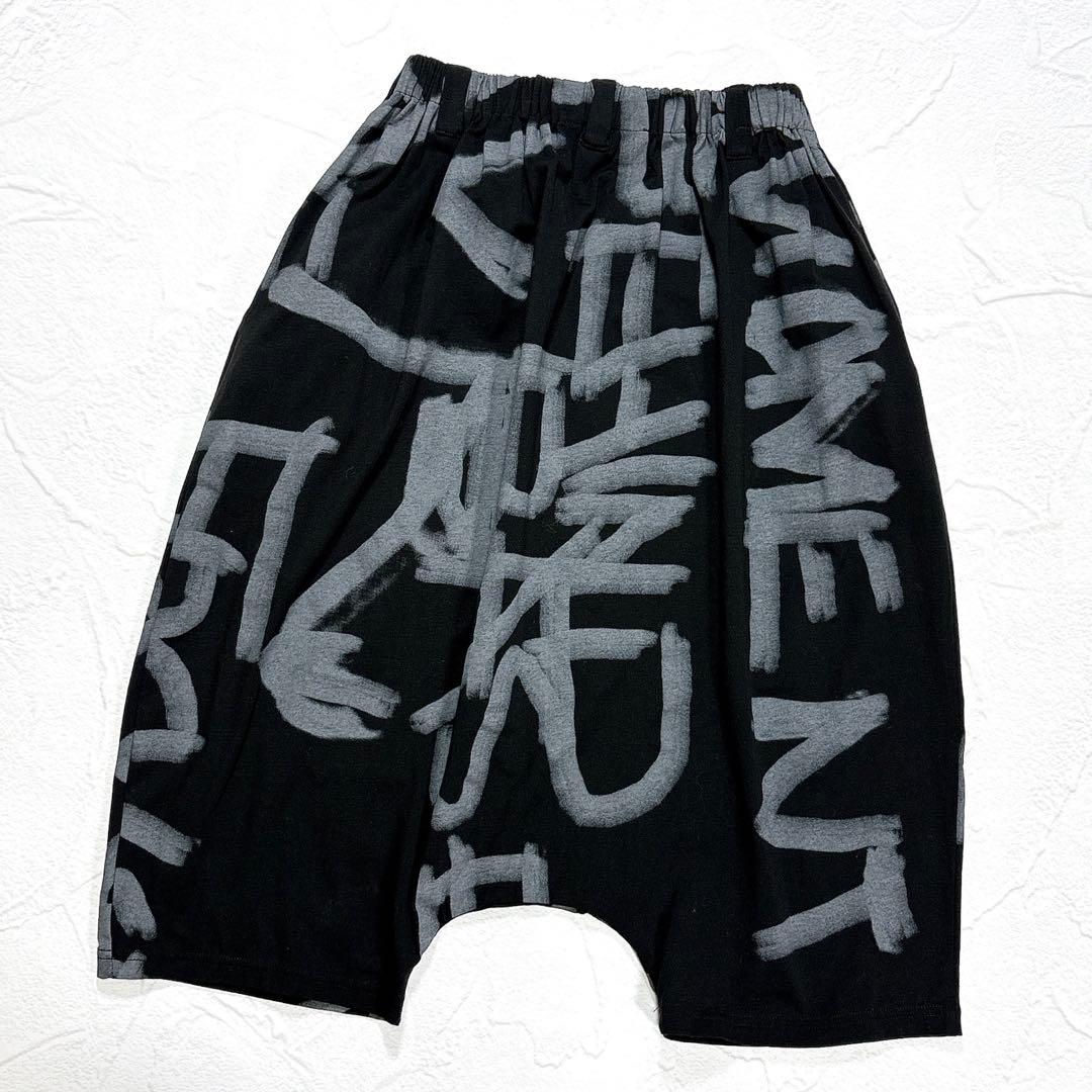 ✨極美品✨萌 モユル サルエルパンツ イージーパンツ アート柄 総柄