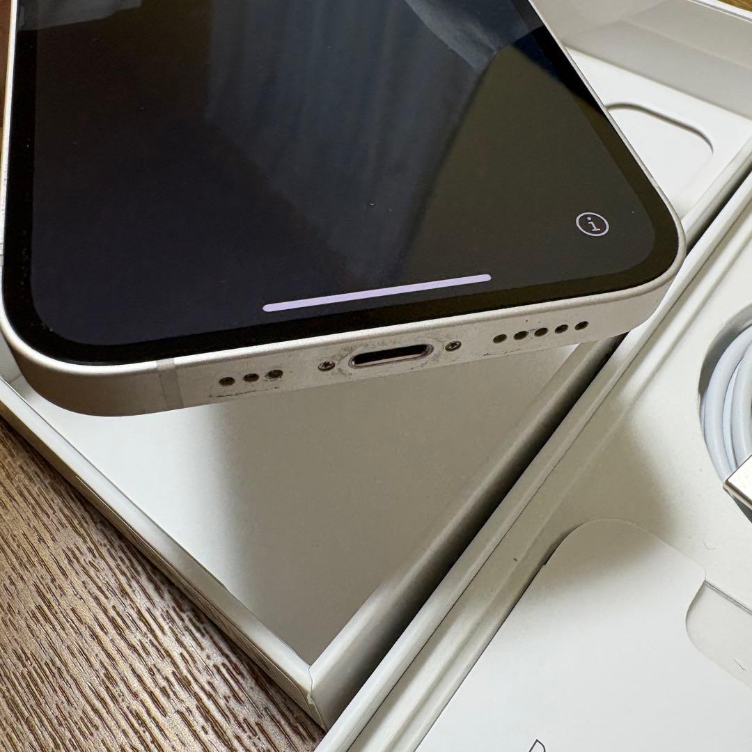 Apple iPhone 13 スターライト 本体 充電ケーブルiFace付き