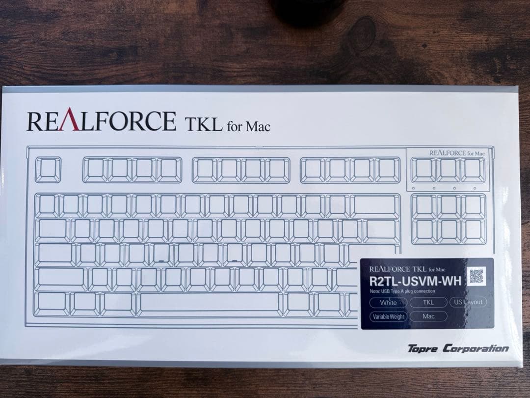 東プレ REALFORCE TKL Mac R2TL-USVM