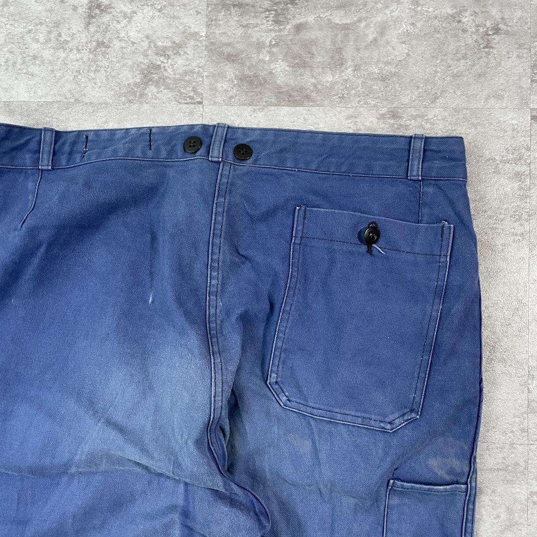 60s- Super Costaud ファーマーズ コットン ブルー