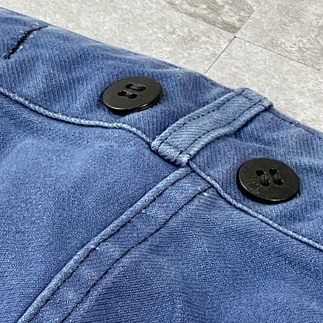 60s- Super Costaud ファーマーズ コットン ブルー