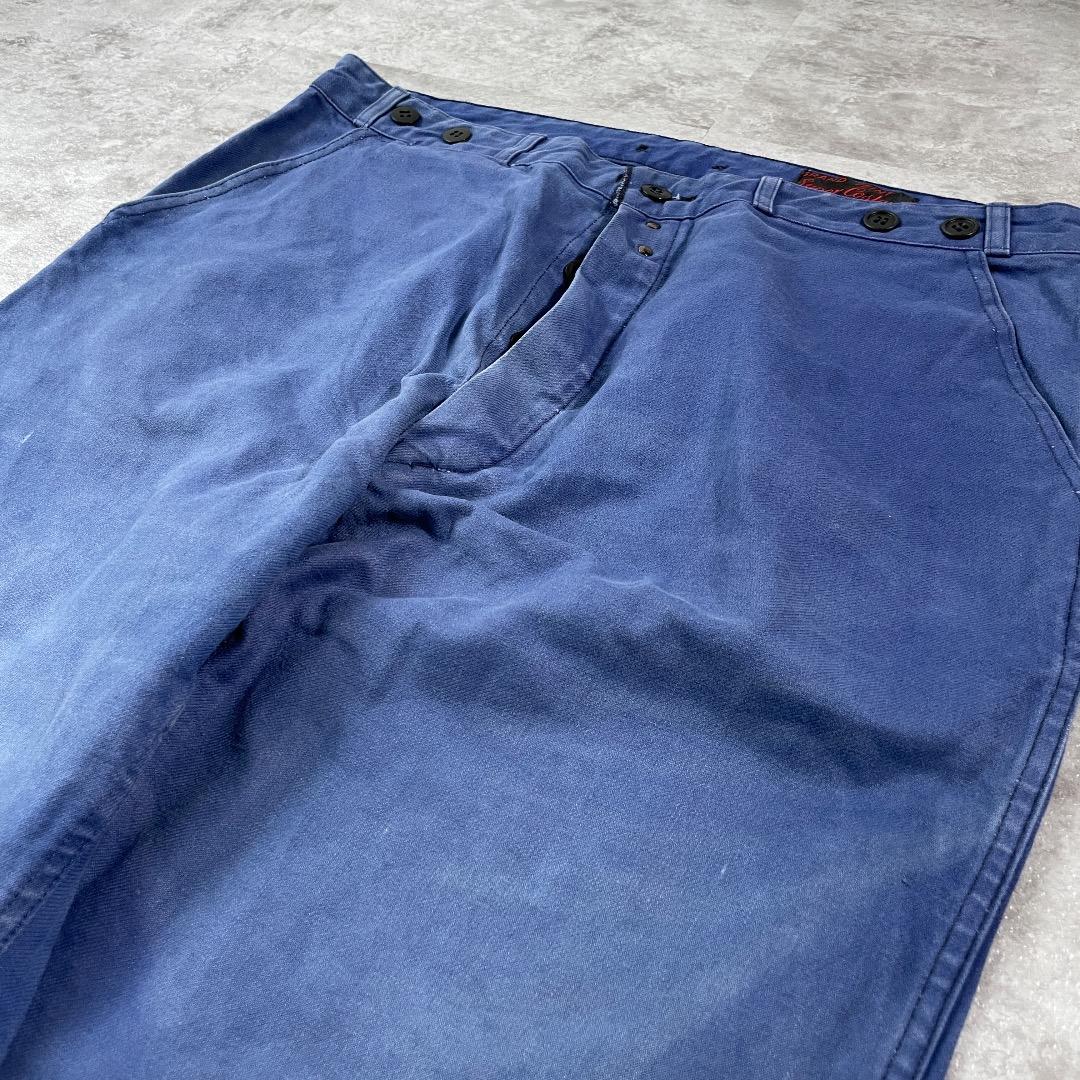 60s- Super Costaud ファーマーズ コットン ブルー