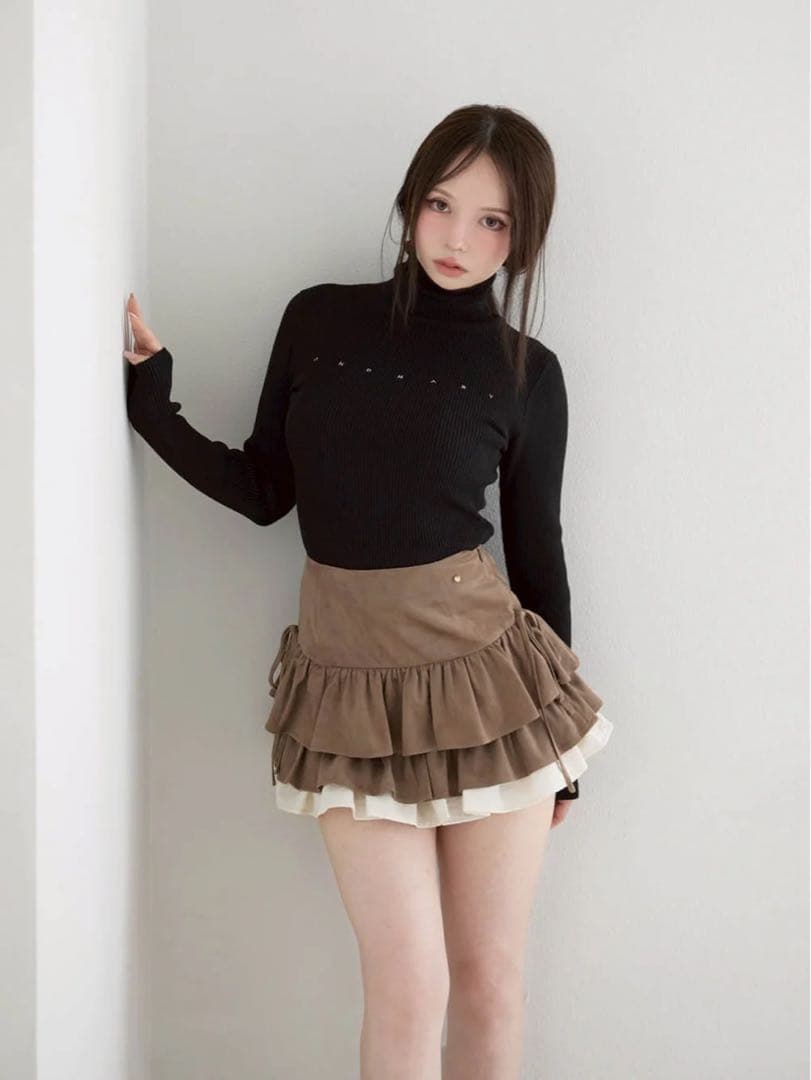 スカート andmary Mel gather skirt