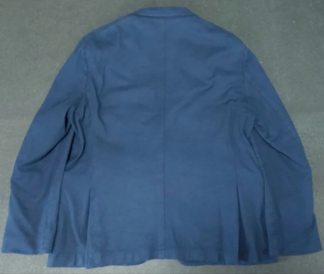 ブルックスブラザーズ48RネイビーXXL鹿の子ジャケットテーラードネイビー紳士