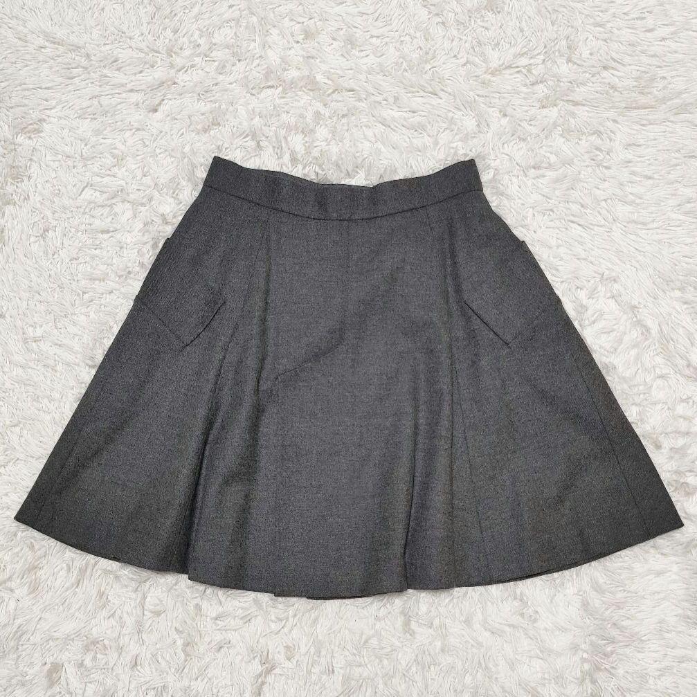 ヴィヴィアンウエストウッドレッドレーベル ウール ラップスカート オーブボタン