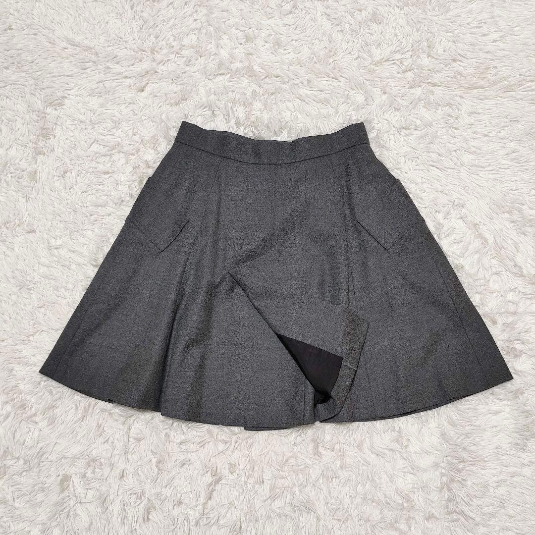 ヴィヴィアンウエストウッドレッドレーベル ウール ラップスカート オーブボタン