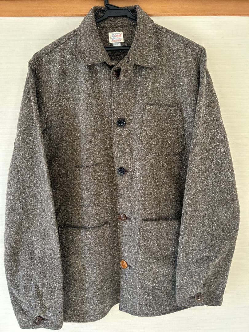 古着　 Orgueil オルゲイユ　カバーオール　ジャケット38 M