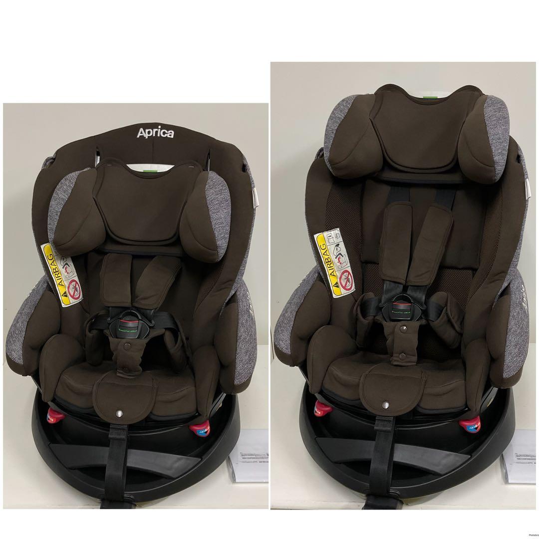 アップリカ フラディアグロウ AC 新生児対応チャイルドシート ブラウンウッド