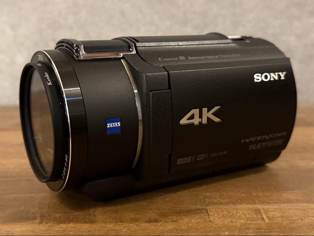 SONY FDR-AX40 ソニー4Kハンディカム　バッテリー2個付