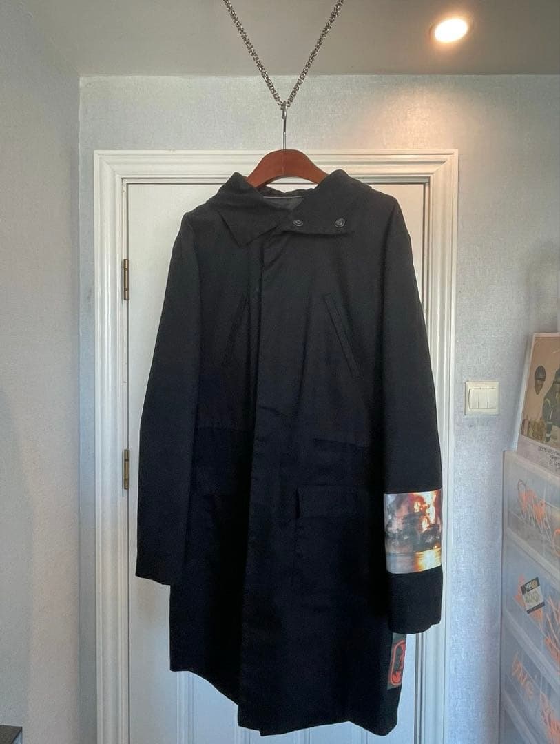 2015ss RAF SIMONSバックプリントモッズコート アーカイブ