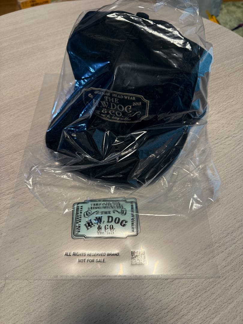 H.W.DOG & CO. ブラックキャップ着用一回のみ
