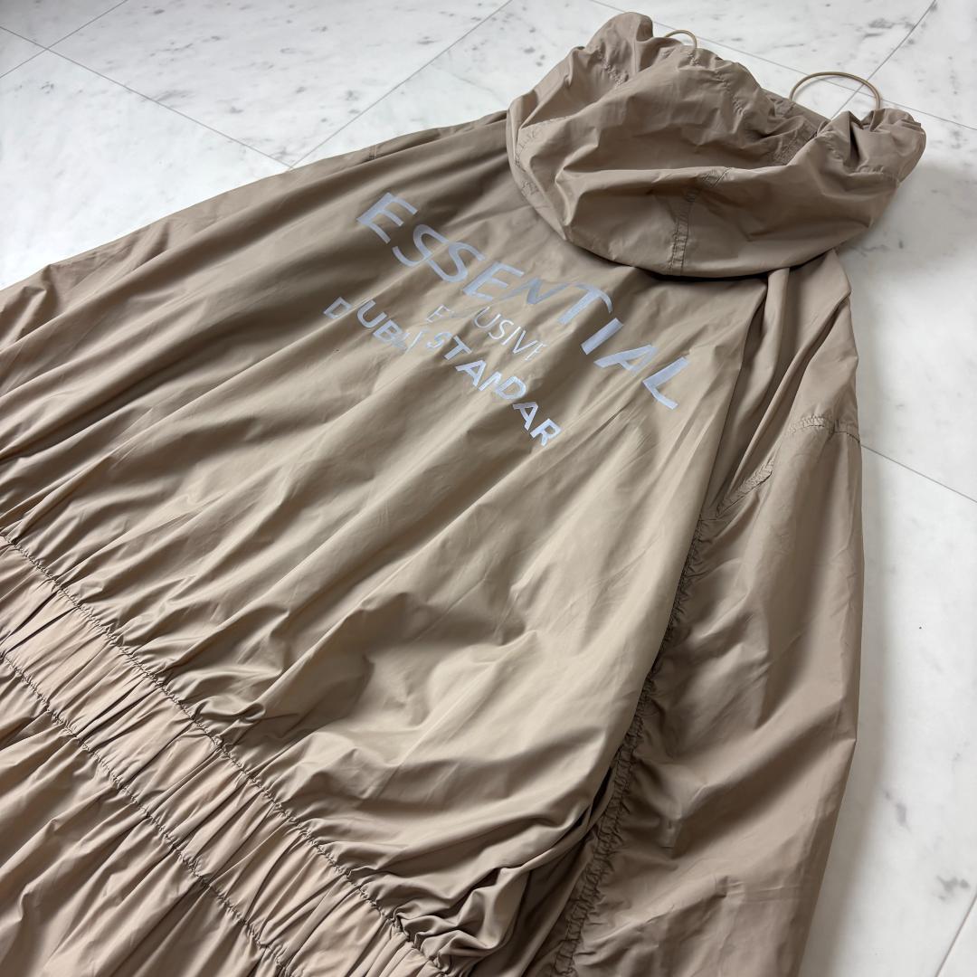 ダブルスタンダードクロージング ESSENTIAL ロングレインコート ベージュ