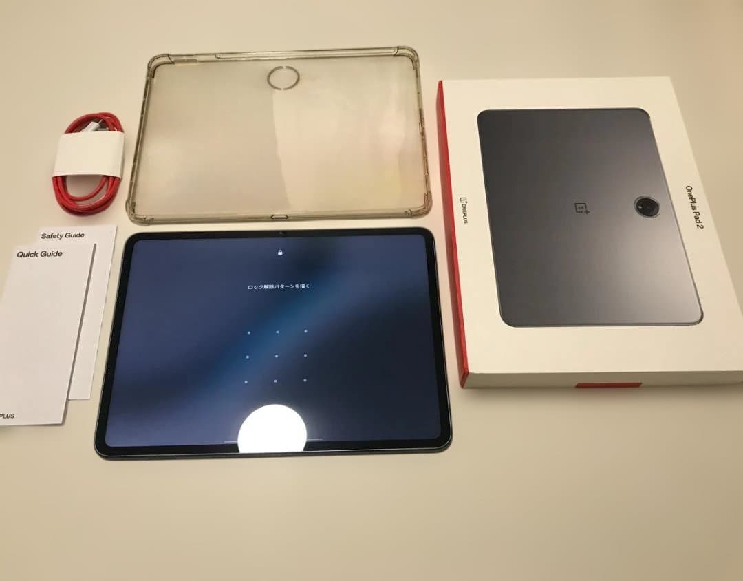 OnePlus Pad 2 本体 グローバル版 付属品あり 背面カバー付き