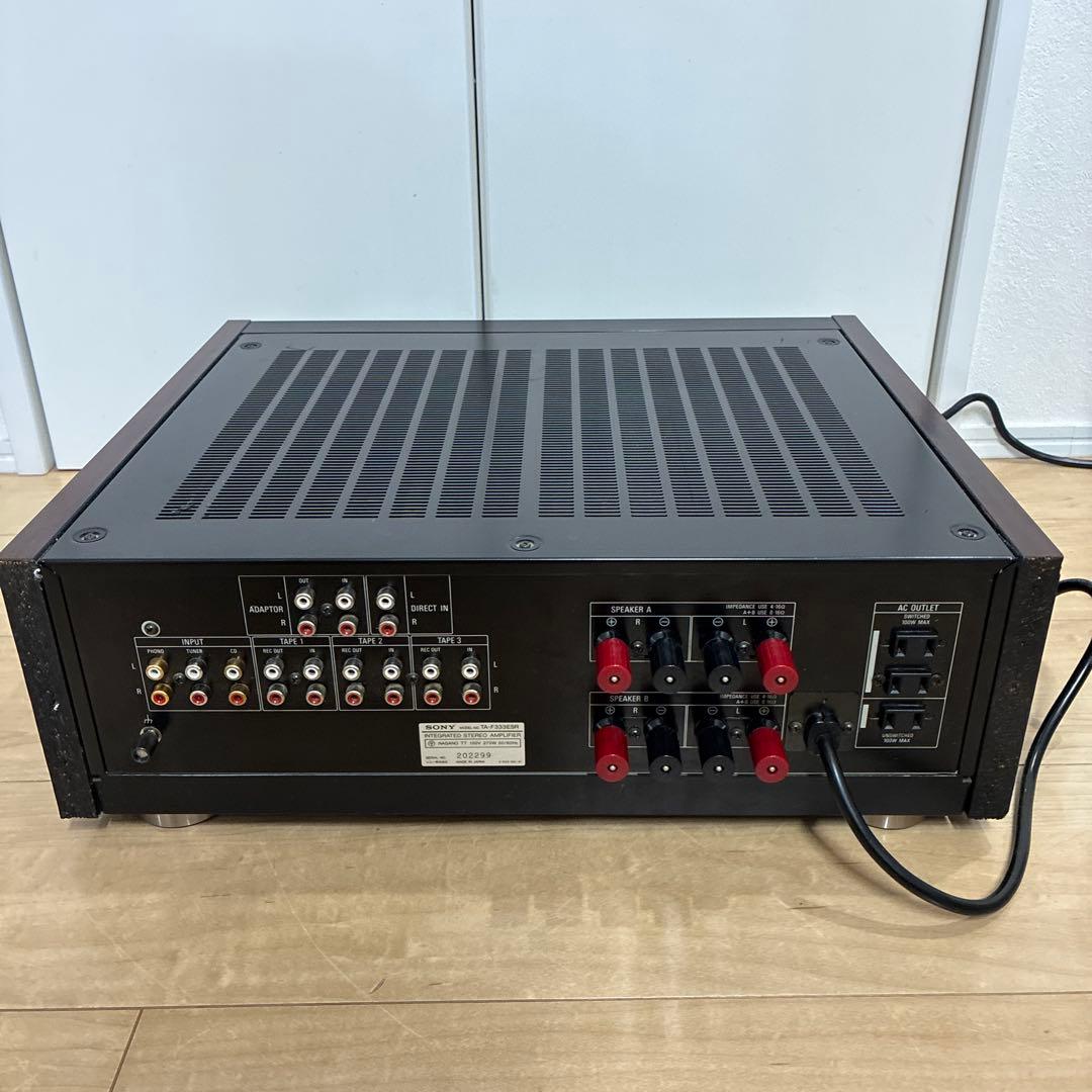 送料無料 SONY プリメインアンプ TA-F333ESR通電確認済