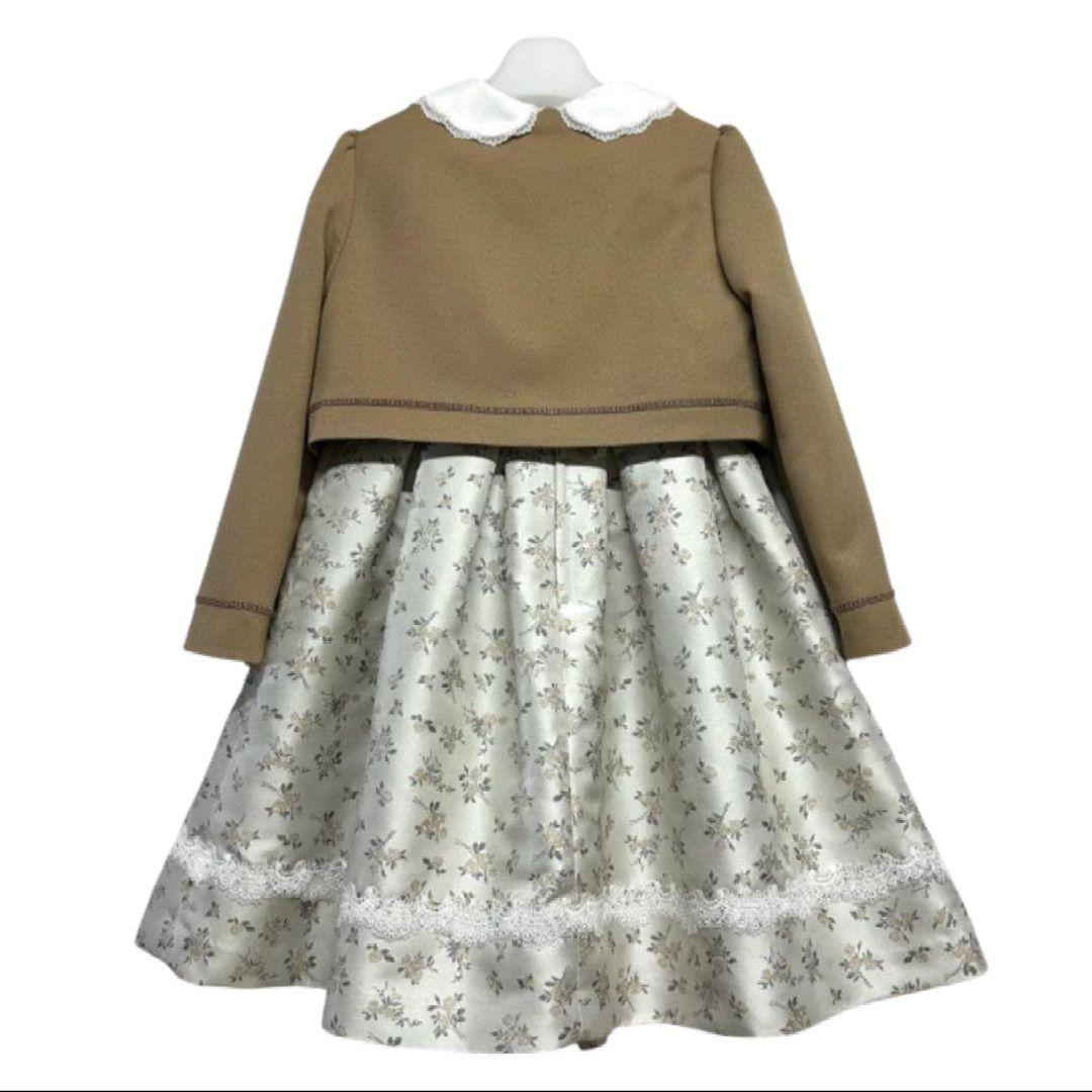 限定お値下げ中です【120】エルアンノアール アンサンブル フォーマル ブラウン