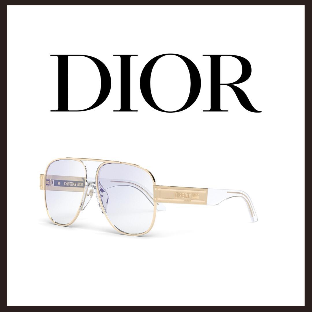 ○★新品 未使用 DIOR ディオールシグネチャー ティアドロップ型サングラス