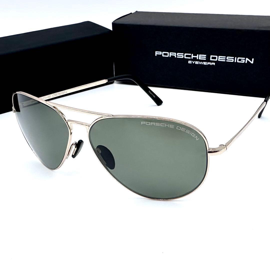 極美品✨ポルシェデザイン サングラス アビエーター ティアドロップ P8508