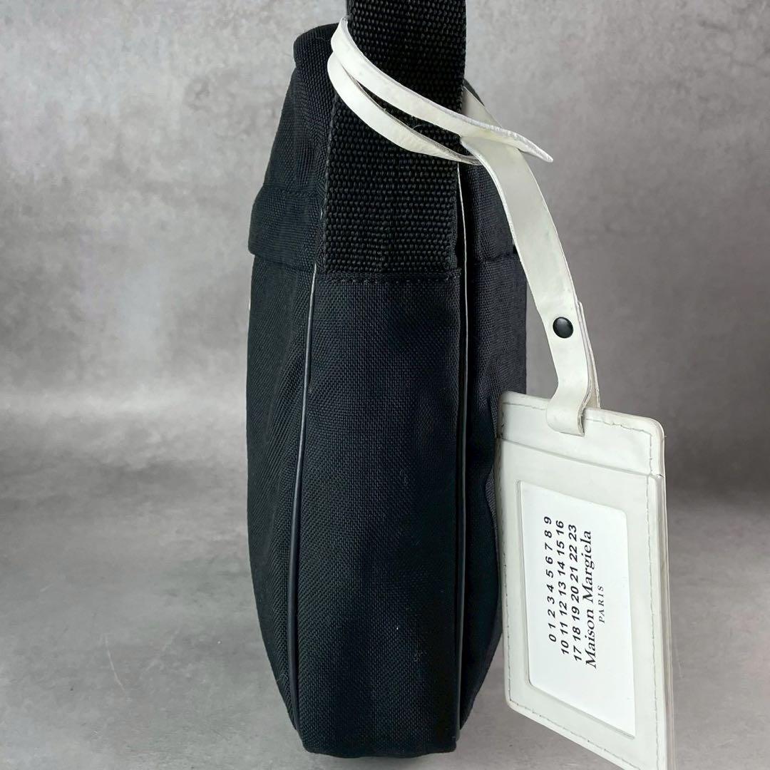 masa3284✨メゾンマルジェラ ショルダーバッグ 黒 4ステッチ 無地