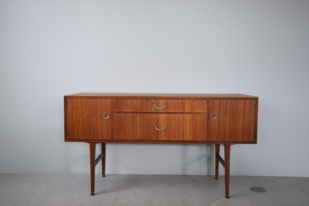 英国アンティークMeredew製サイドボード/木製机/テレビ台(91-216)