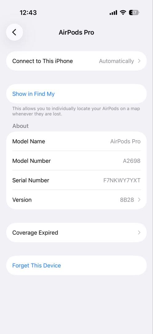 AirPods Pro ホワイト 本体