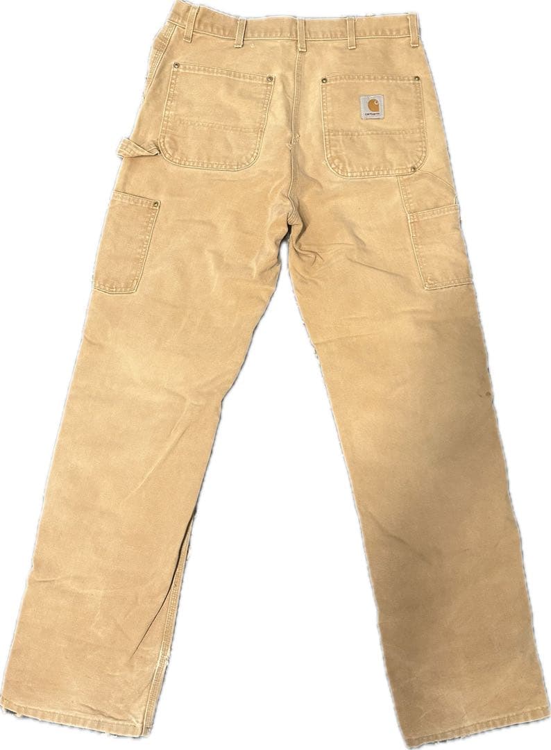 ニ*る様 【鬼フェード】Carhartt ダブルニー ワークパンツ　雰囲気◎ 古