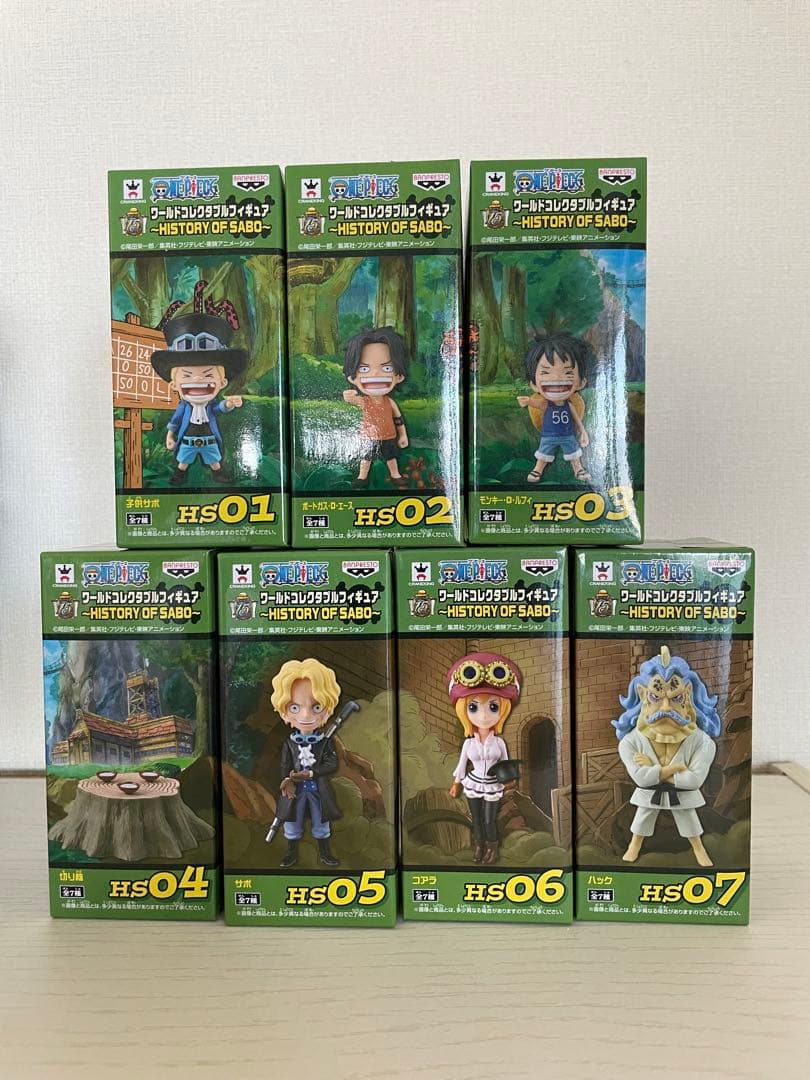【未開封・美品】ワンピース ワーコレ　ヒストリーオブサボ