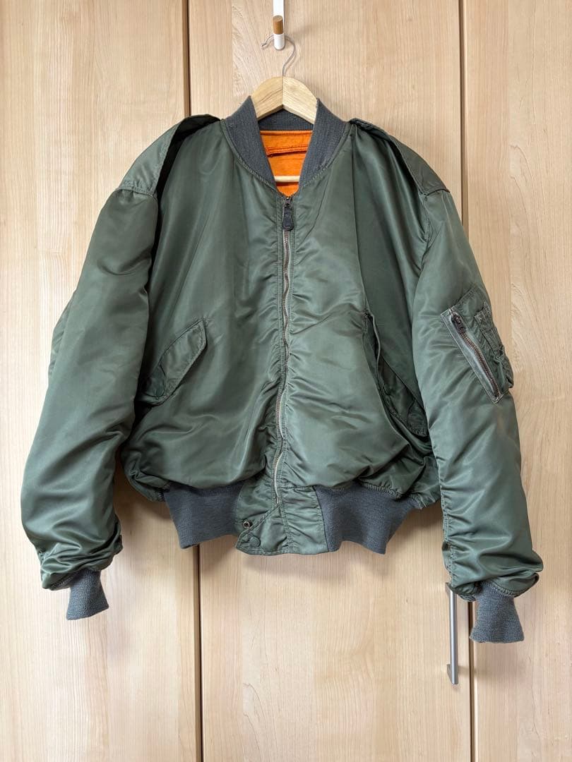 実物米軍USAFA L2-B 貴重なXLサイズ　美品 L2B　（MA-1）
