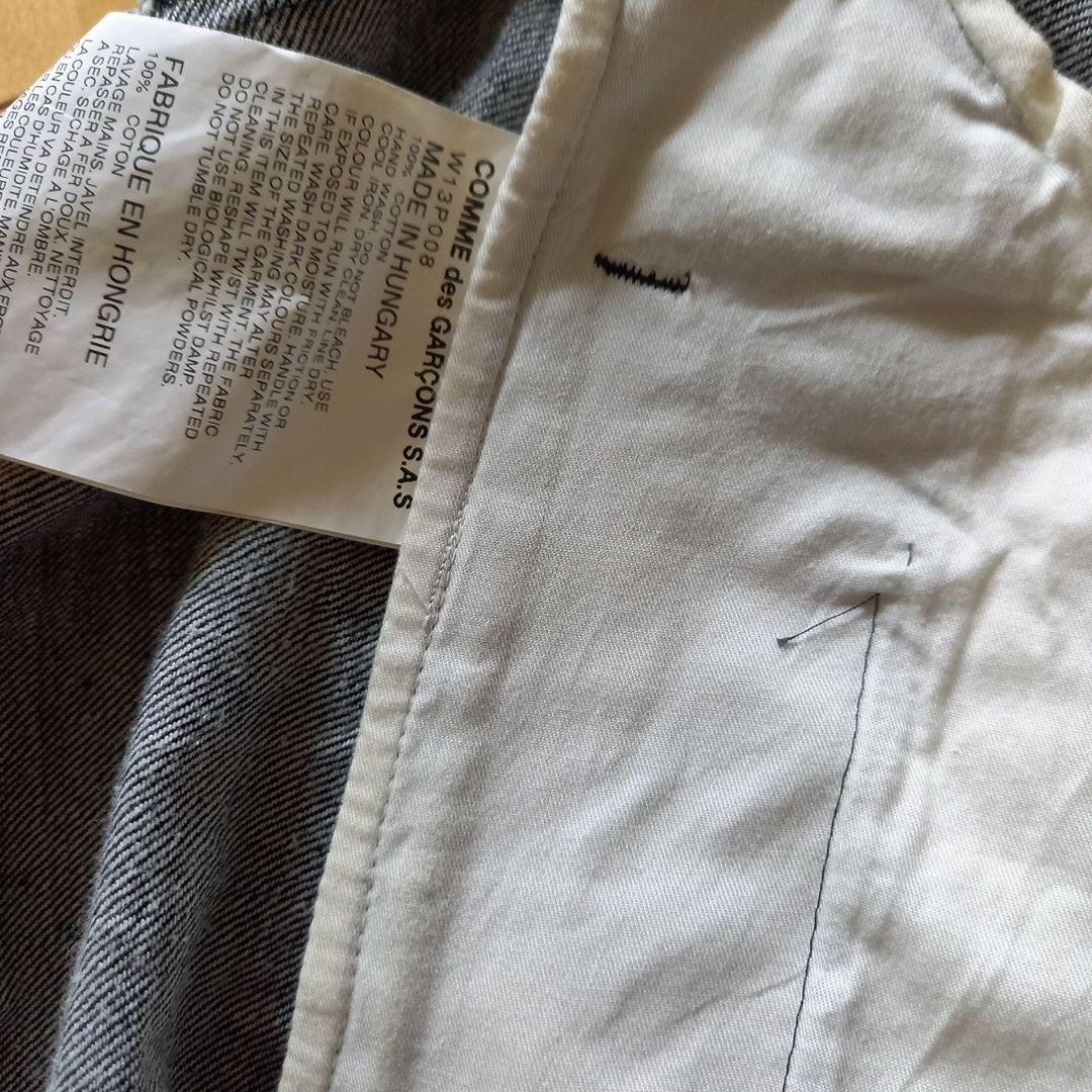 極品comme des garçons デニムペンギンサルエル パンツ　S