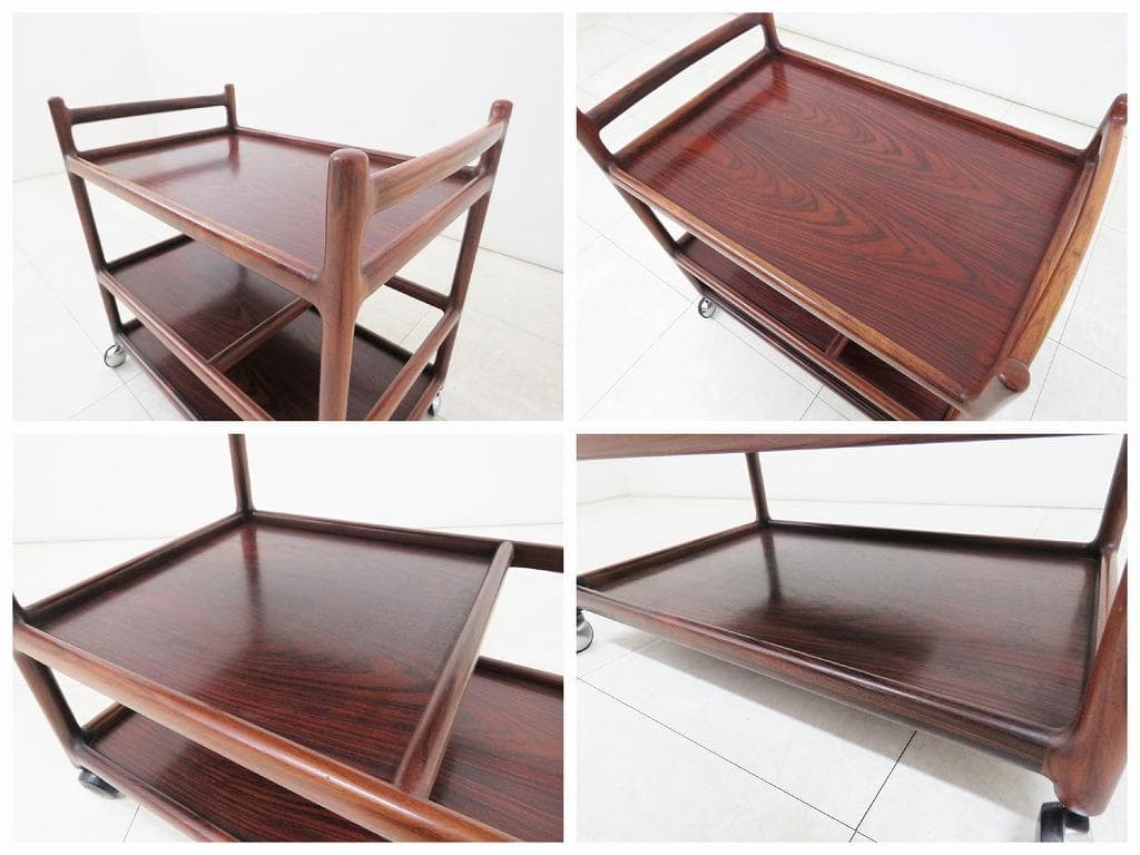 デンマーク CFCSilkeborg 60'sヴィンテージ ローズウッド ワゴン