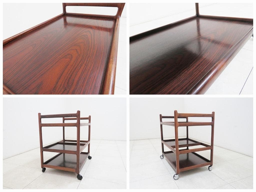 デンマーク CFCSilkeborg 60'sヴィンテージ ローズウッド ワゴン